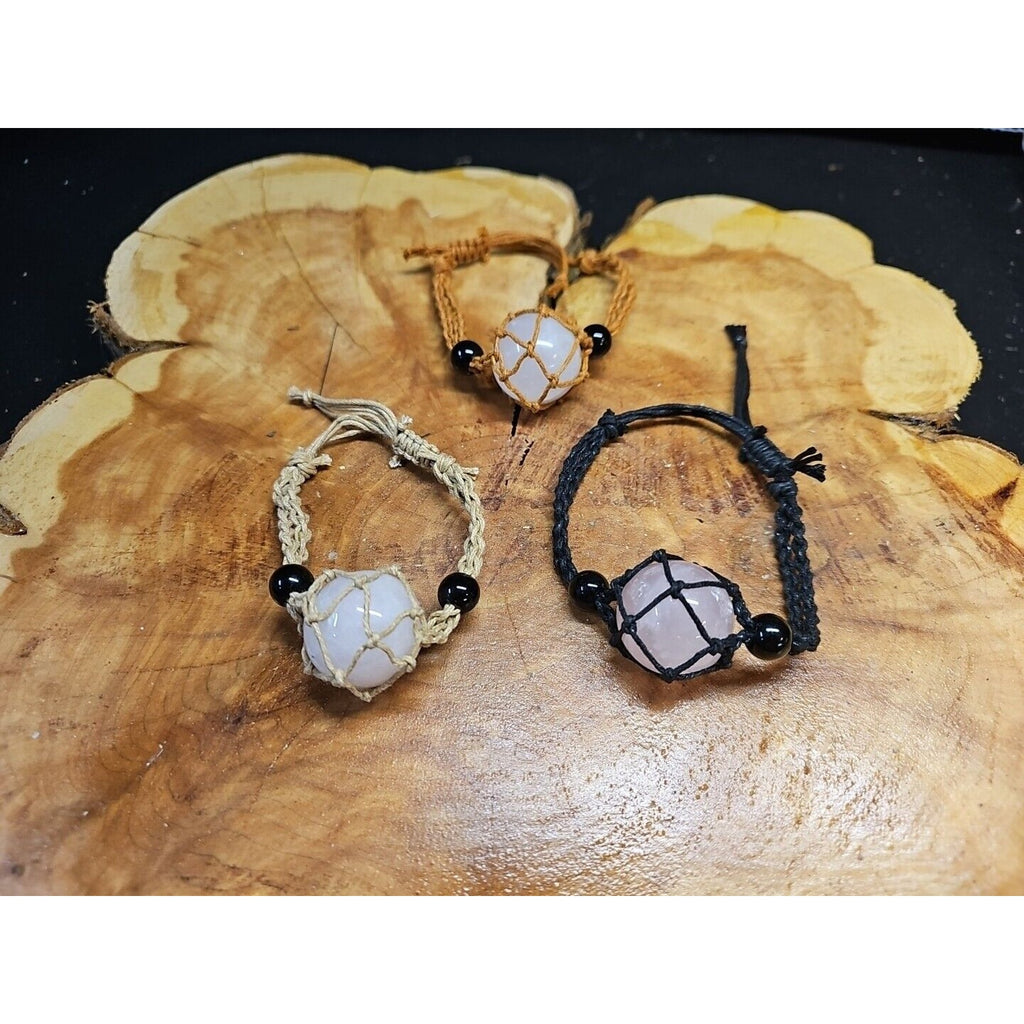 Rose Quartz Bracelet 1 each by CrystalCloud Company
