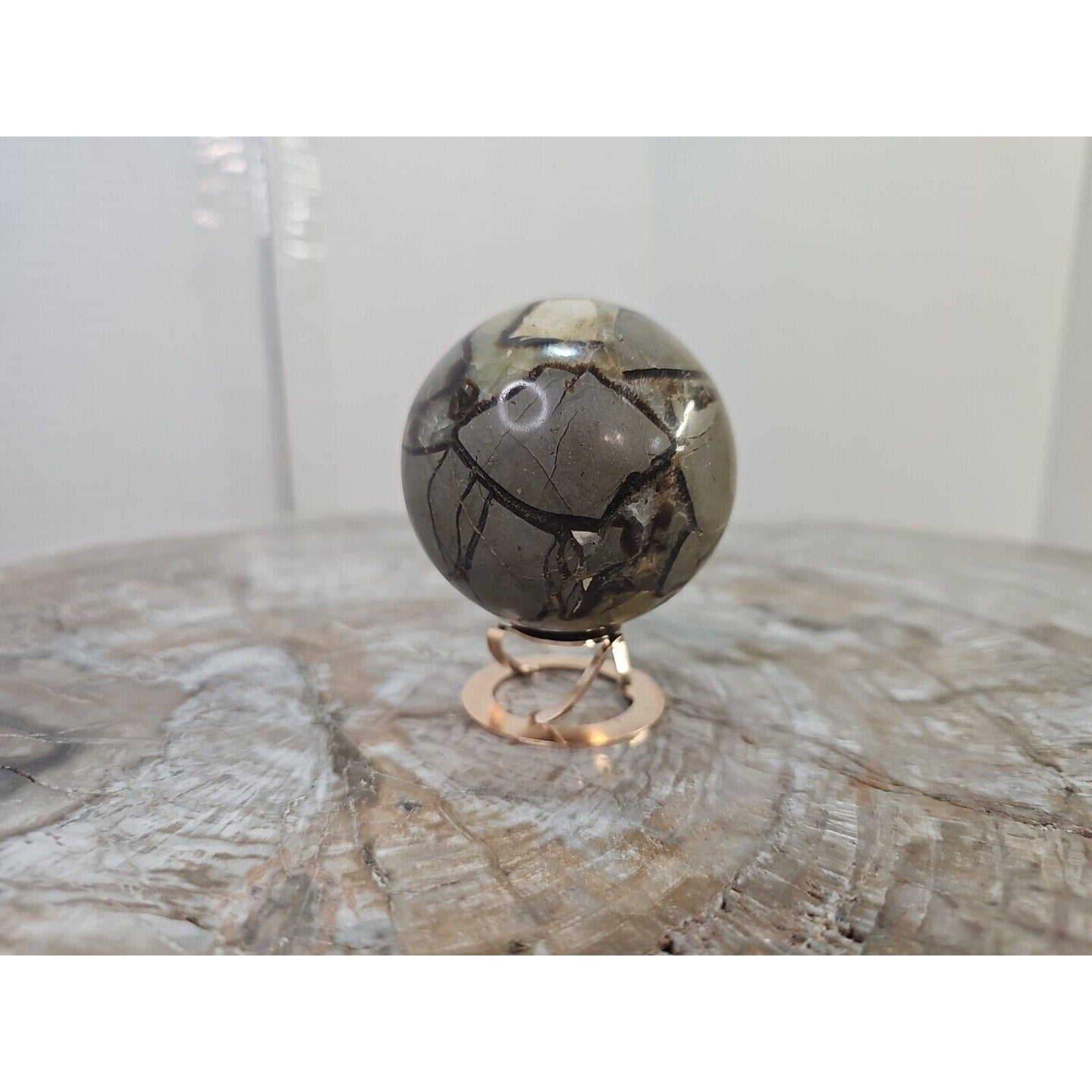 1pcs 241g Natural Septarian Sphere Crystal Healing Energy by CrystalCloud Company