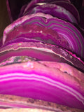 Agate Slice ( 6 - 7 Inches Long ) Size # 7 Grade A Round - Natural Crystal Slab - Polished Sliced Agates Tray Plate Slabs Coaster by Amazing Crystals