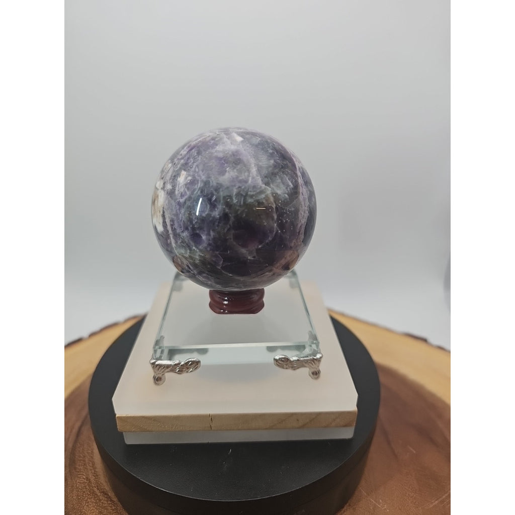 Madagascar Amethyst Crystal Sphere — 373g, 61mm, Collector's Piece | CrystalCloud Company by CrystalCloud Company