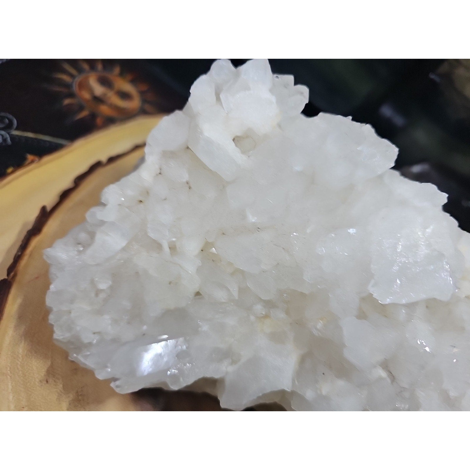 6.2 Lbs White Crystal Quartz by CrystalCloud Company