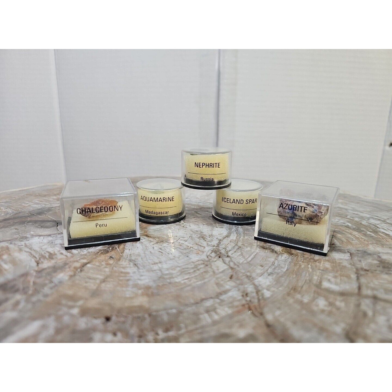 5pcs Micro Mineral Collectibles by CrystalCloud Company