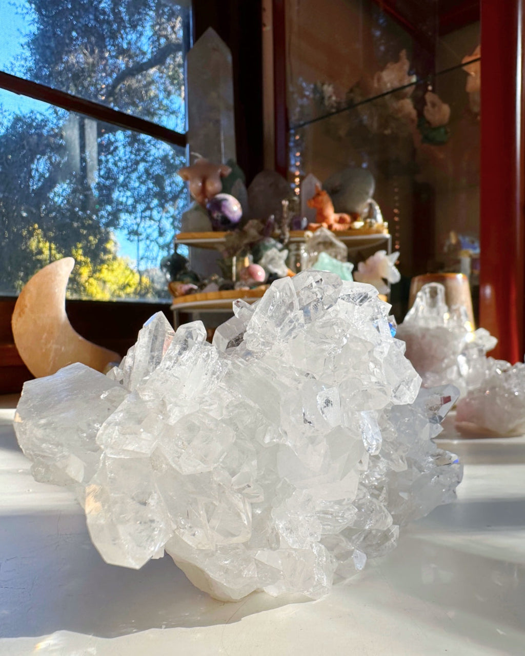 Clear Quartz Cluster