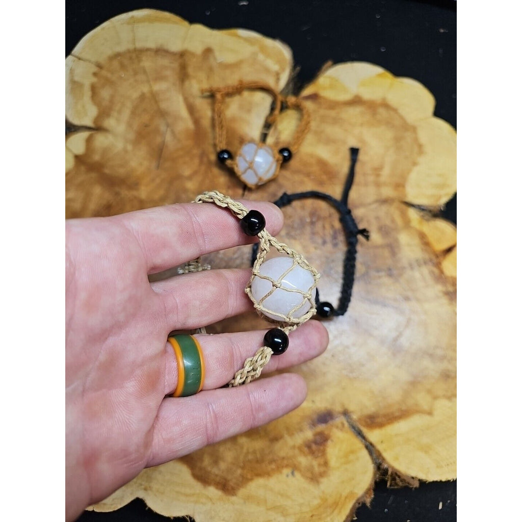 Rose Quartz Bracelet 1 each by CrystalCloud Company