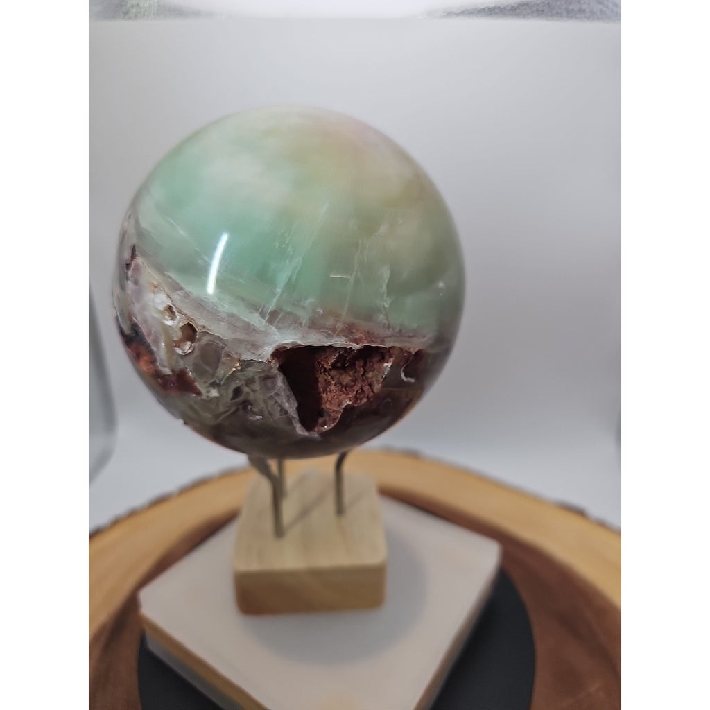 Rainbow Fluorite Quartz Crystal Sphere - Polished Healing by CrystalCloud Company
