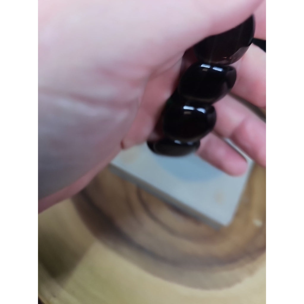 1Pcs Natural Smokey Clear Quartz Crystal Bracelets Polished Healing by CrystalCloud Company