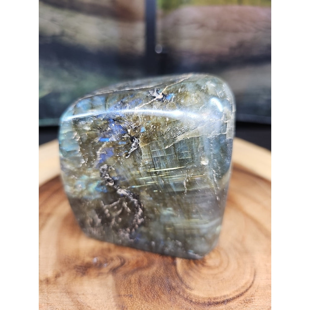 1.60lbs Natural Rainbow Labradorite Crystal Gem Spectrolite Stone by CrystalCloud Company