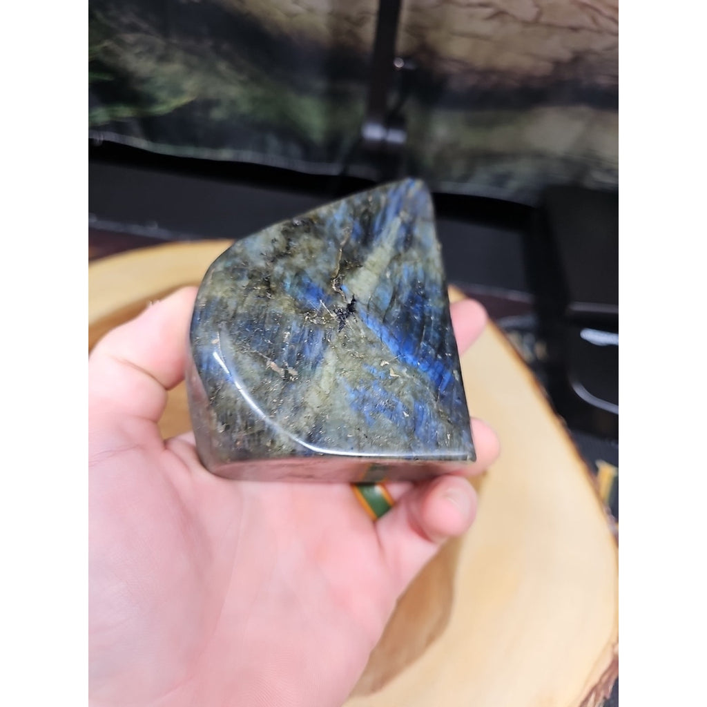 1.45LB 1Pcs Natural Rainbow Labradorite Crystal Spectrolite Stone by CrystalCloud Company