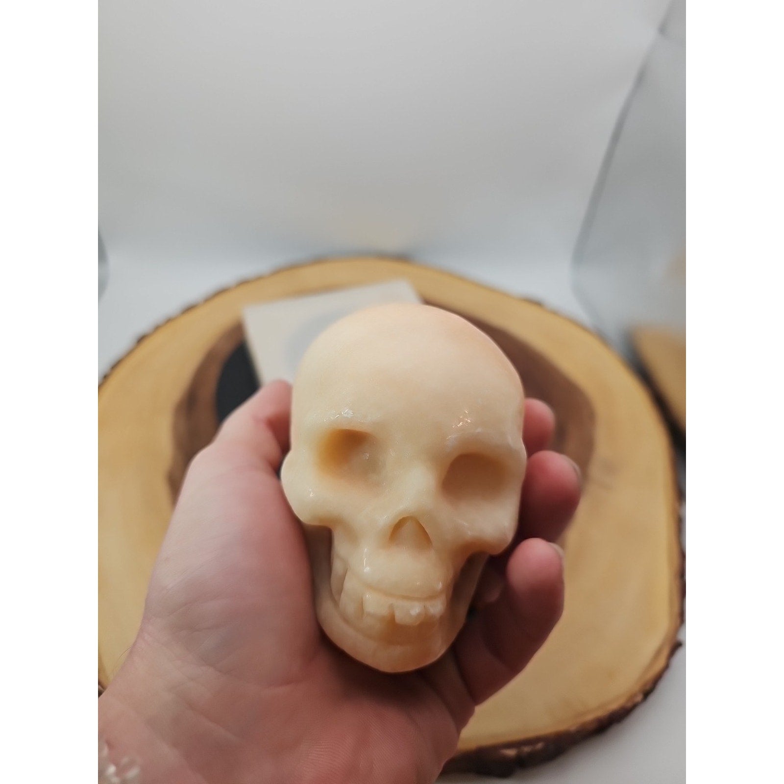 1.56 Natural sunstone Skull Crystal Carving Mixed Stones Healing by CrystalCloud Company