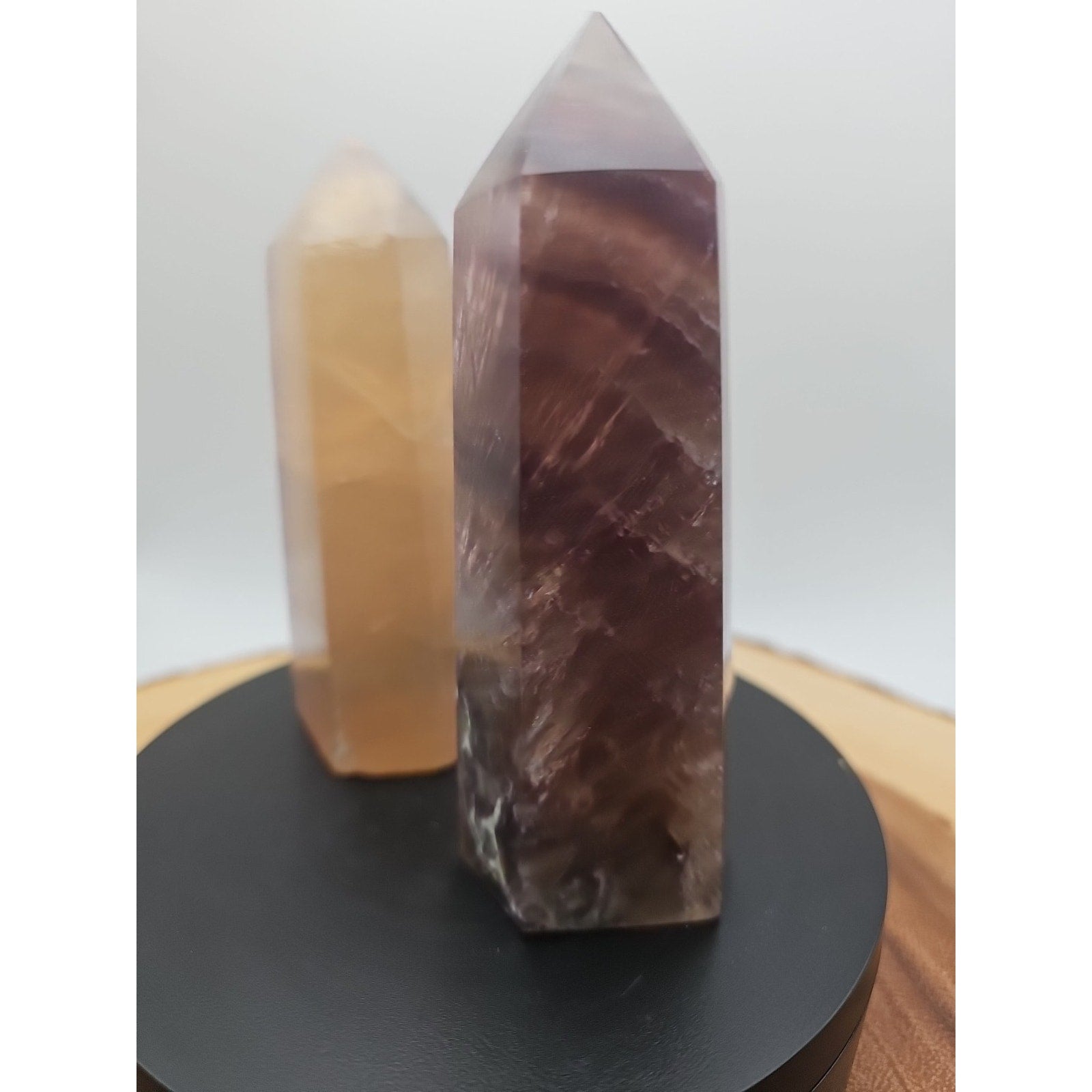Fluorite crystals Set Of 2 1.69lbs by CrystalCloud Company