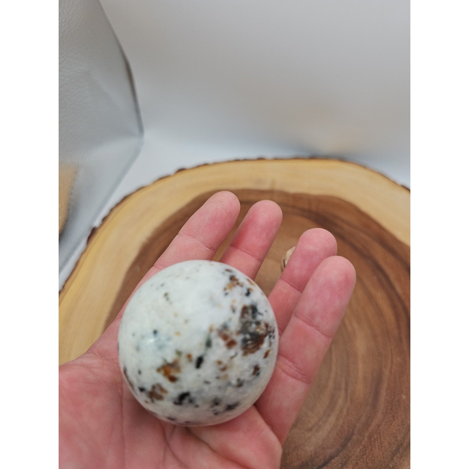 Ocean Jasper Sphere W/Stand 204g by CrystalCloud Company