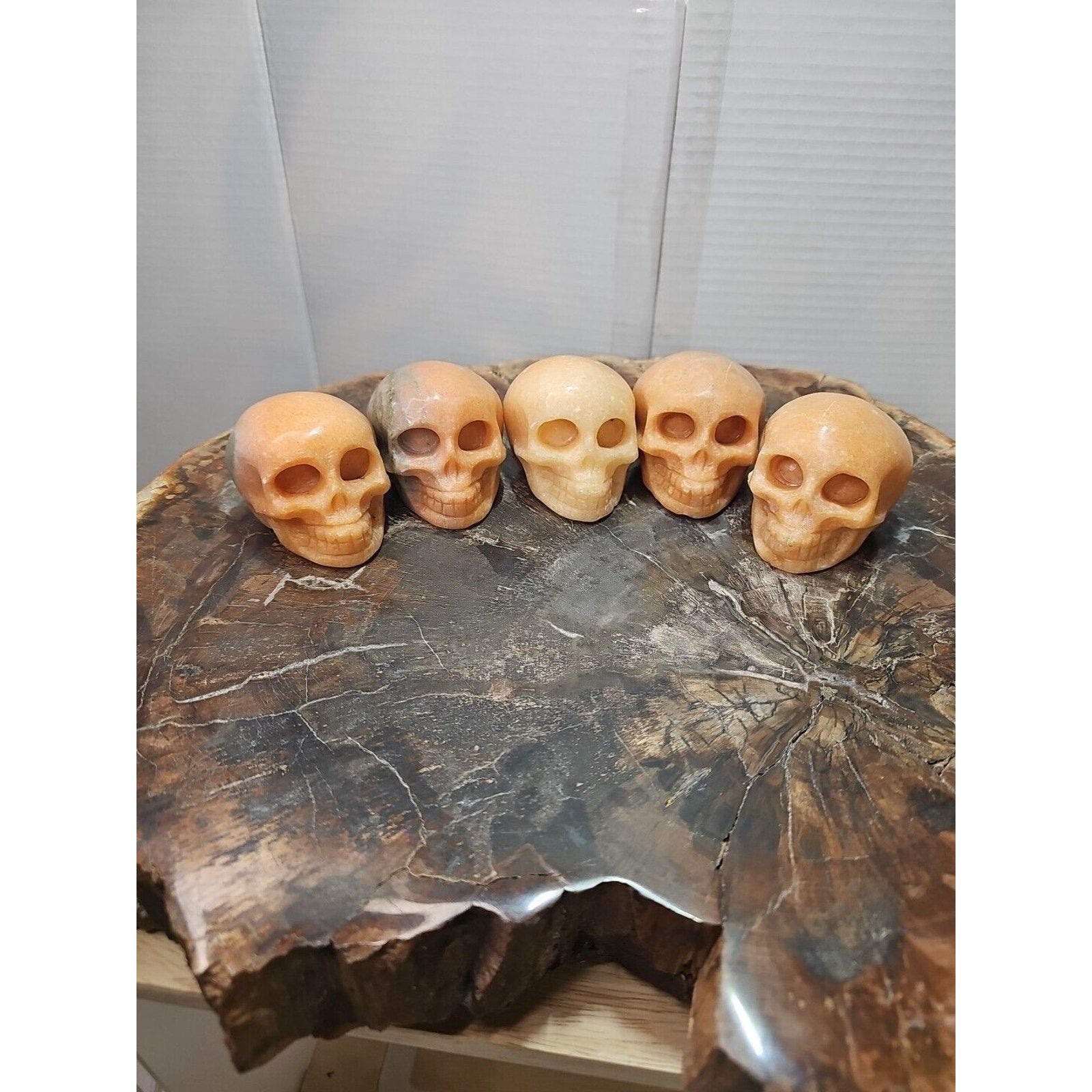 Natural Sunstone Quartz Crystal Skull Carving — Brazil | CrystalCloud Company by CrystalCloud Company