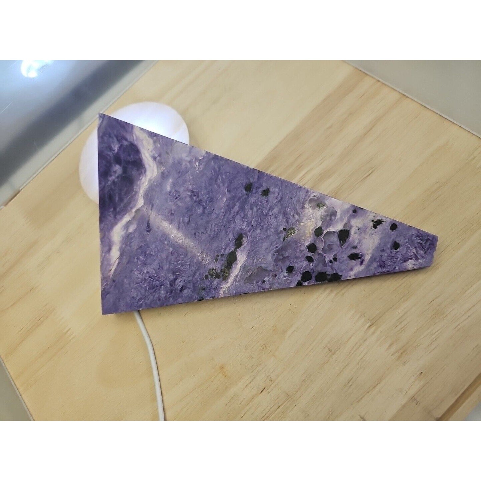 Rare Purple Charoite Crystal Slices — 300g from Russia | CrystalCloud Company by CrystalCloud Company