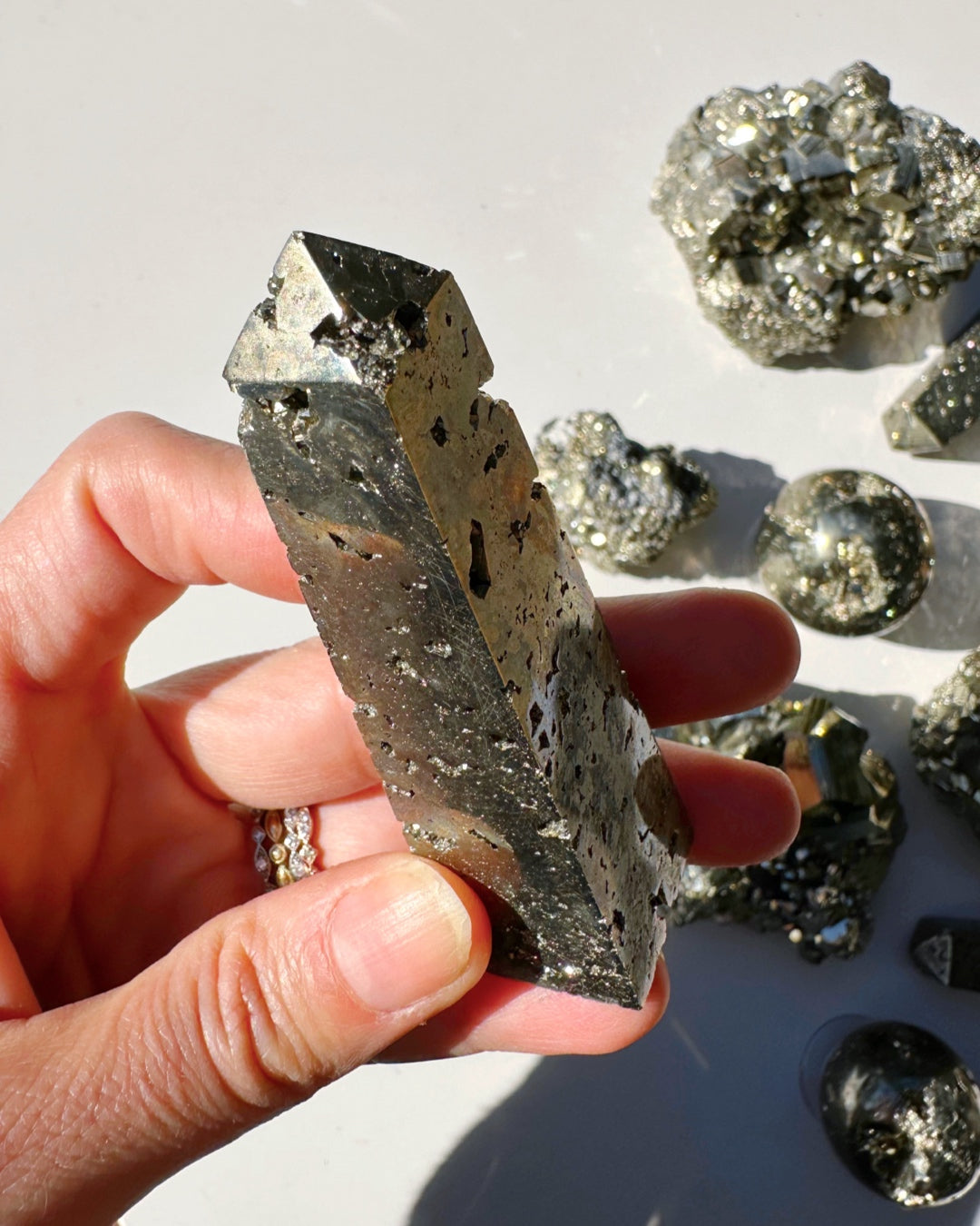 Pyrite Obelisk by Baltic Mermaid