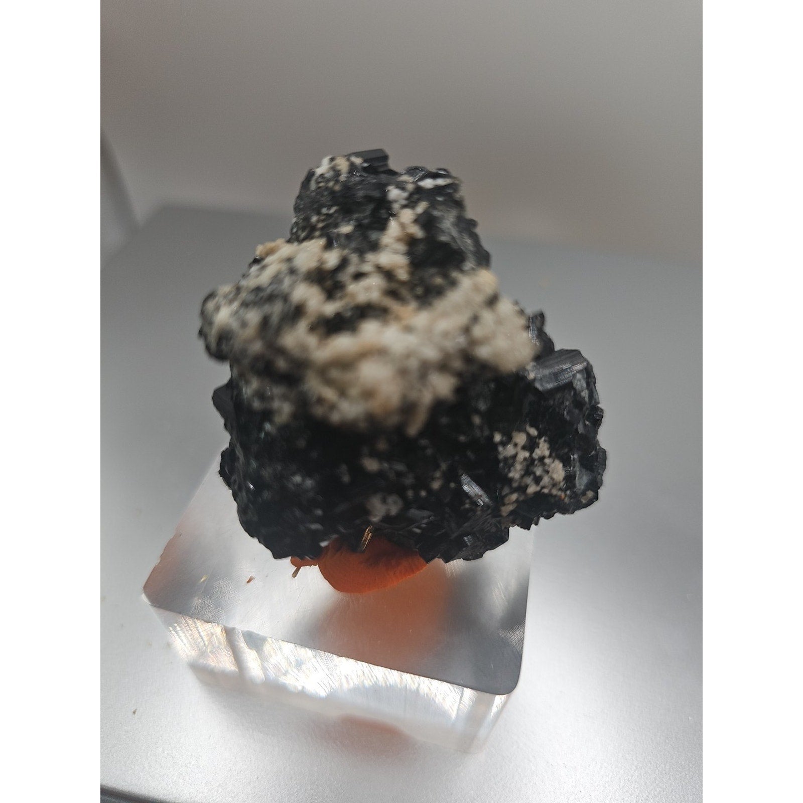 Black Tourmaline Crystal Specimen Rough Raw From Afghanistan 83grams by CrystalCloud Company