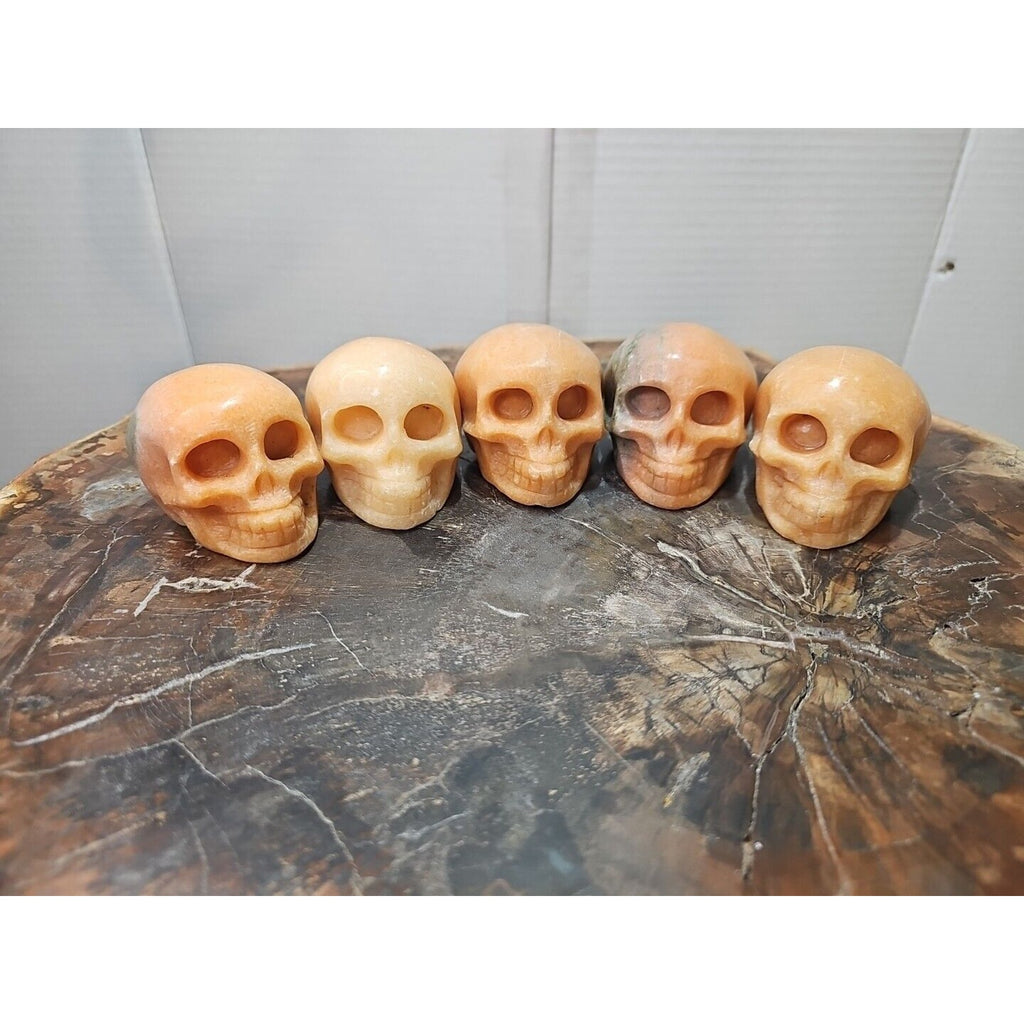 Natural Sunstone Quartz Crystal Skull Carving — Brazil | CrystalCloud Company by CrystalCloud Company