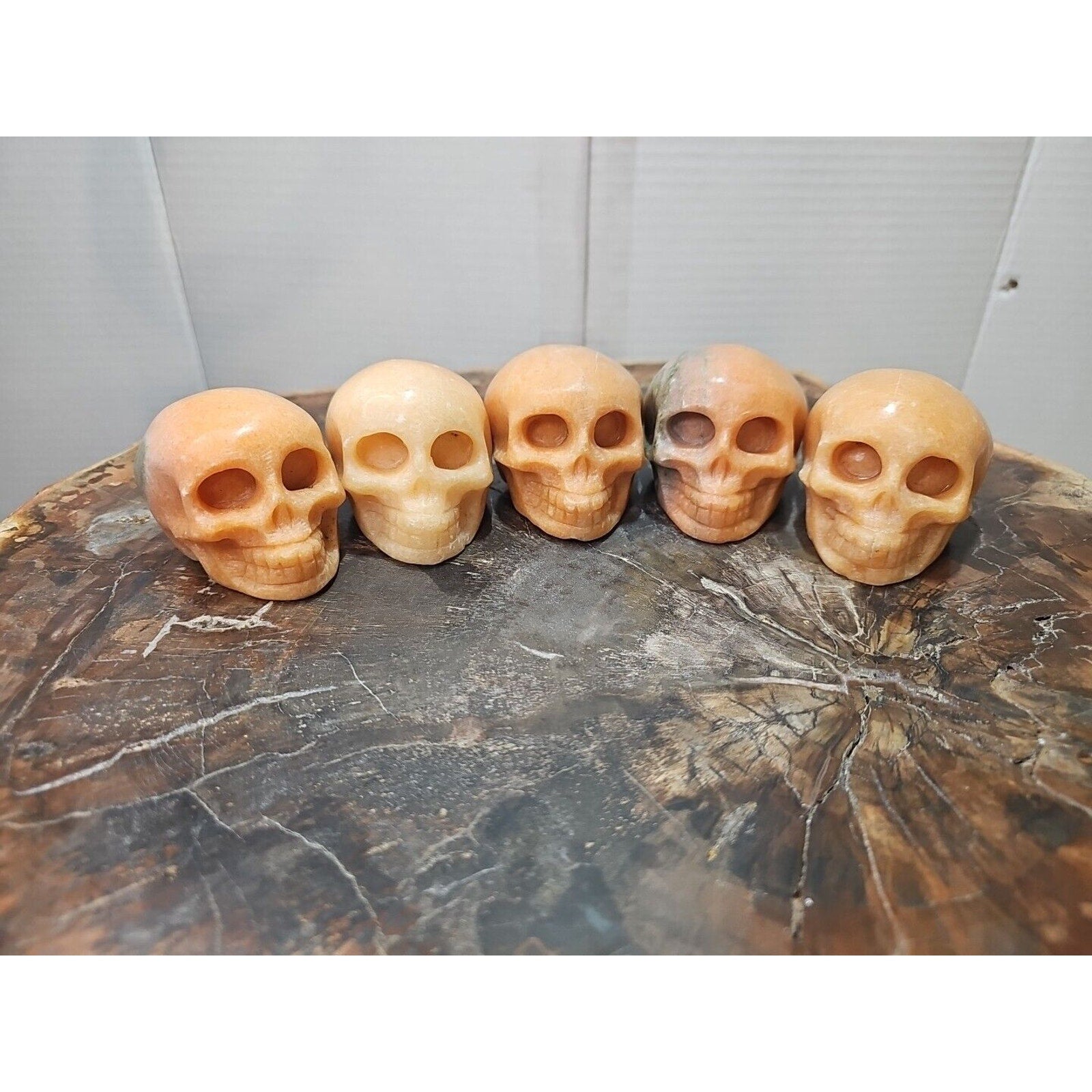 Natural Sunstone Quartz Crystal Skull Carving — Brazil | CrystalCloud Company by CrystalCloud Company