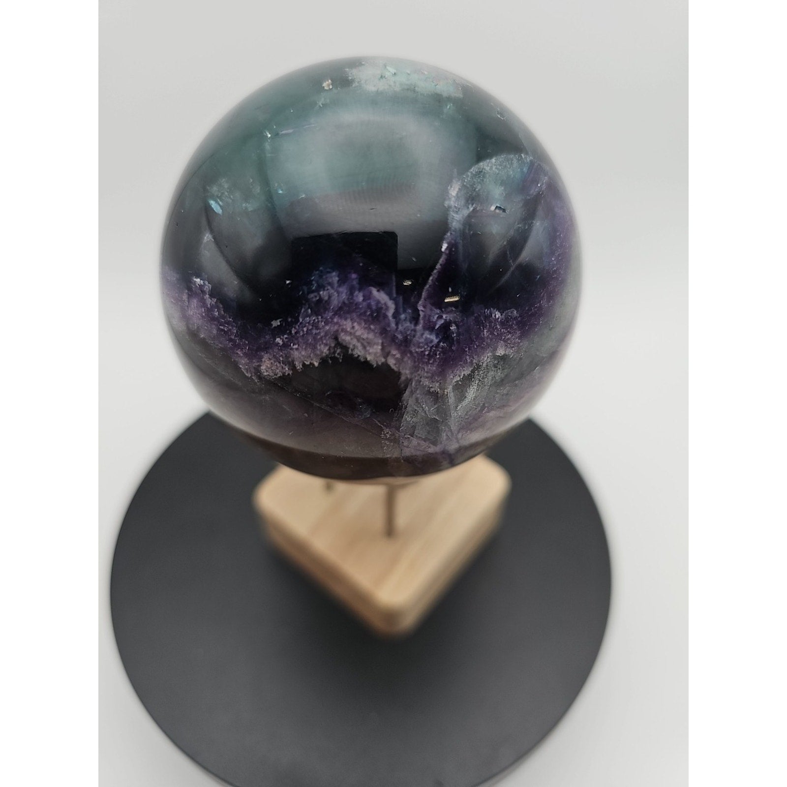 1.5LB Natural Colorful Fluorite Ball Quartz Crystal Energy Sphere crystal by CrystalCloud Company