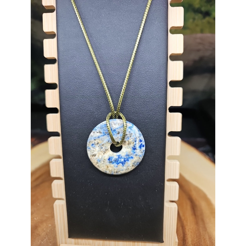 lapis lazuli necklace 16 In Cord by CrystalCloud Company
