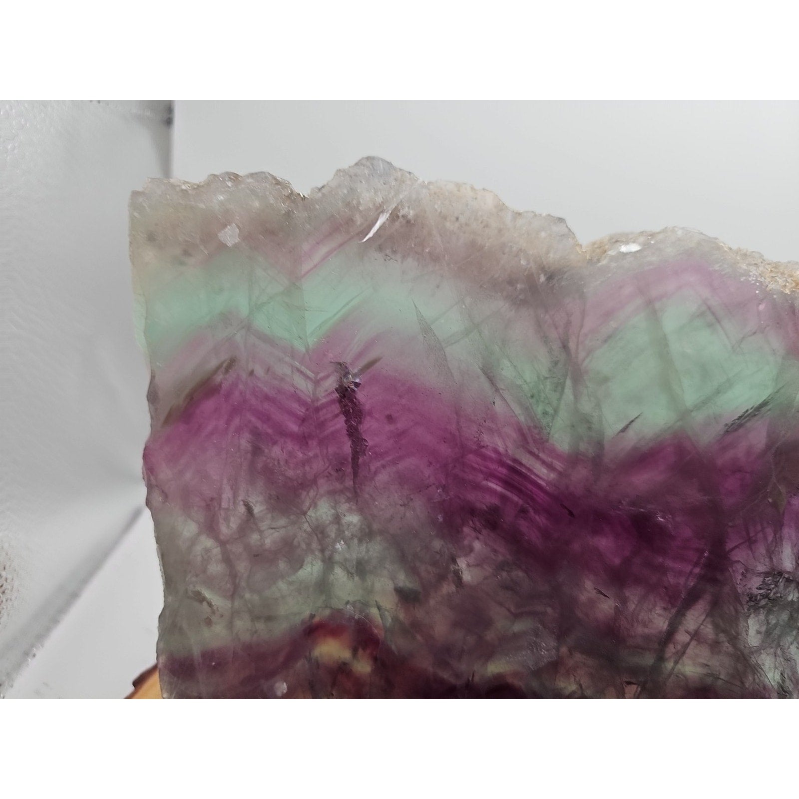 5.7LB Natural Fluorite Quartz Crystal Sheet - Vitreous Mineral Specimen | CrystalCloud Company by CrystalCloud Company