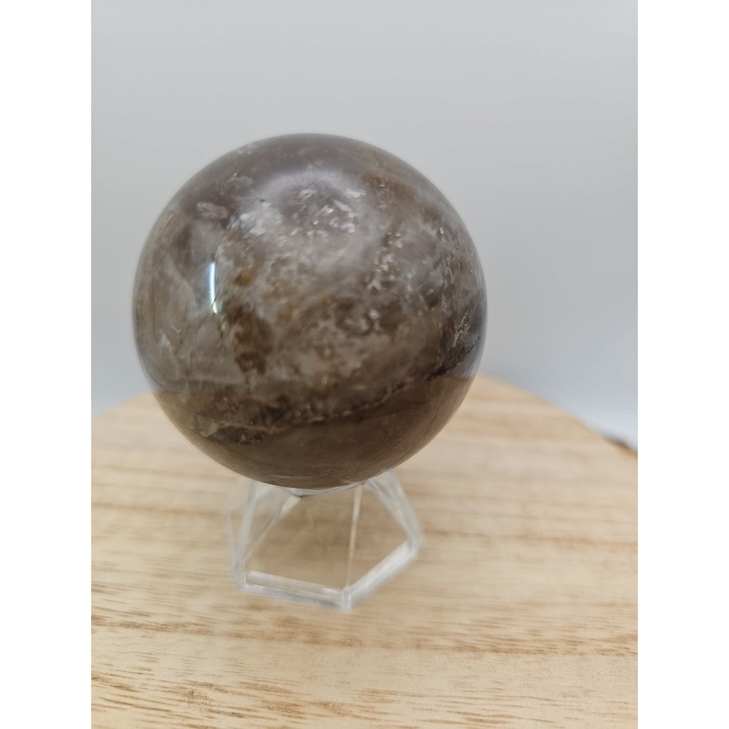 Smoky quartz sphere 60mm 260grams by CrystalCloud Company