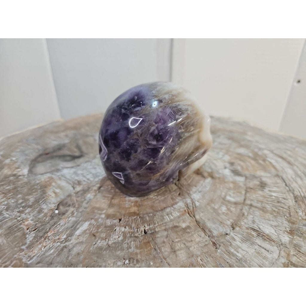2.2 lb Natural Amethyst Hand-Carved Crystal Skull — Spiritual Collector Piece | CrystalCloud Company by CrystalCloud Company