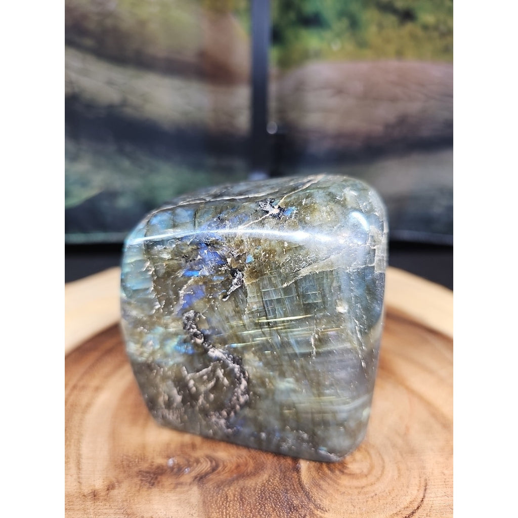 1.60lbs Natural Rainbow Labradorite Crystal Gem Spectrolite Stone by CrystalCloud Company