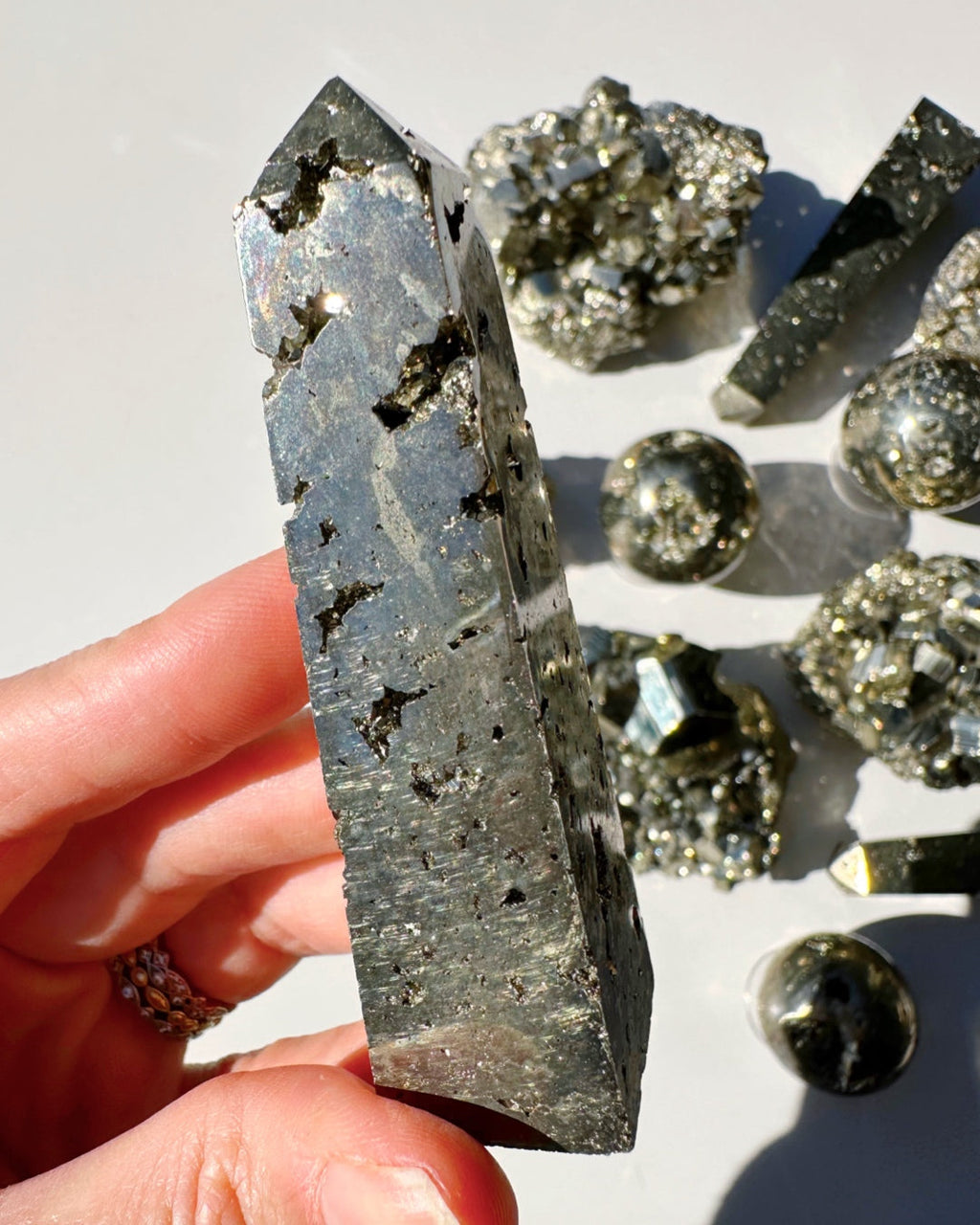 Pyrite Obelisk by Baltic Mermaid