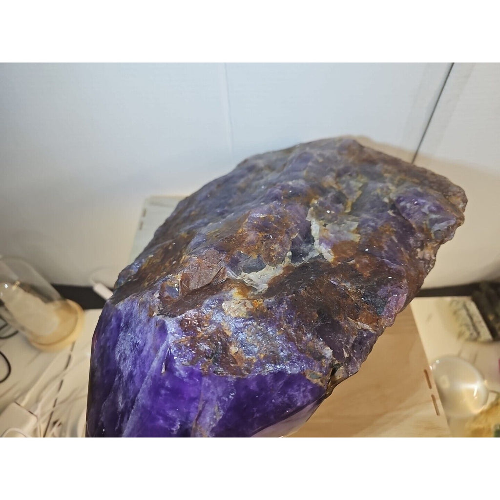 Large Natural Amethyst Geode Cluster — 36.3 lbs, Brazil | CrystalCloud Company by CrystalCloud Company