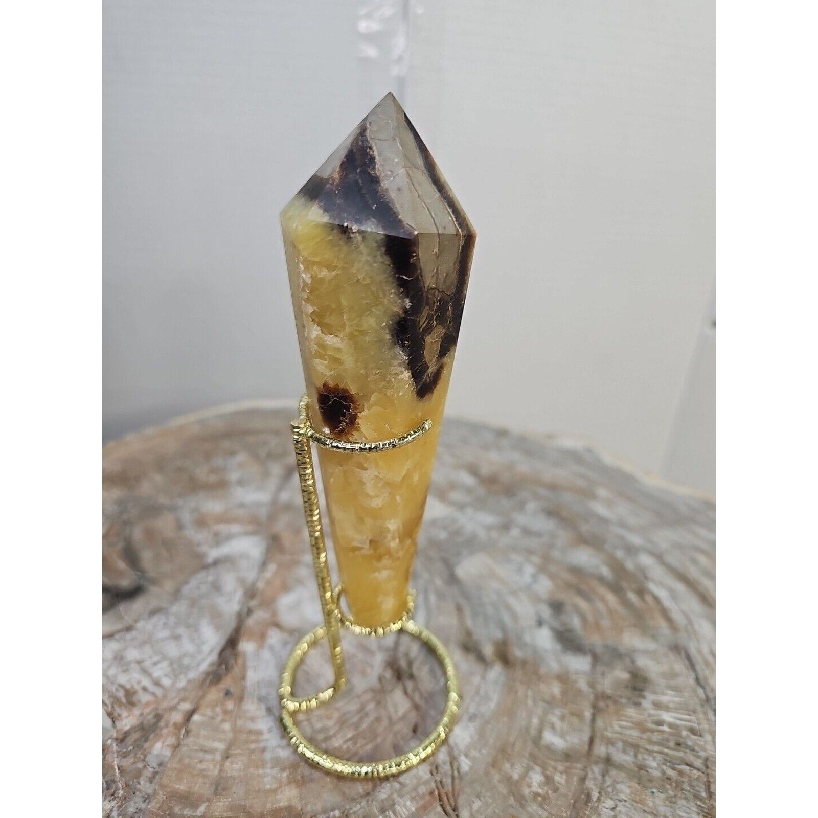 Dragon Septarian Geode Scepter Crystal Tower — 251g, Madagascar | CrystalCloud Company by CrystalCloud Company