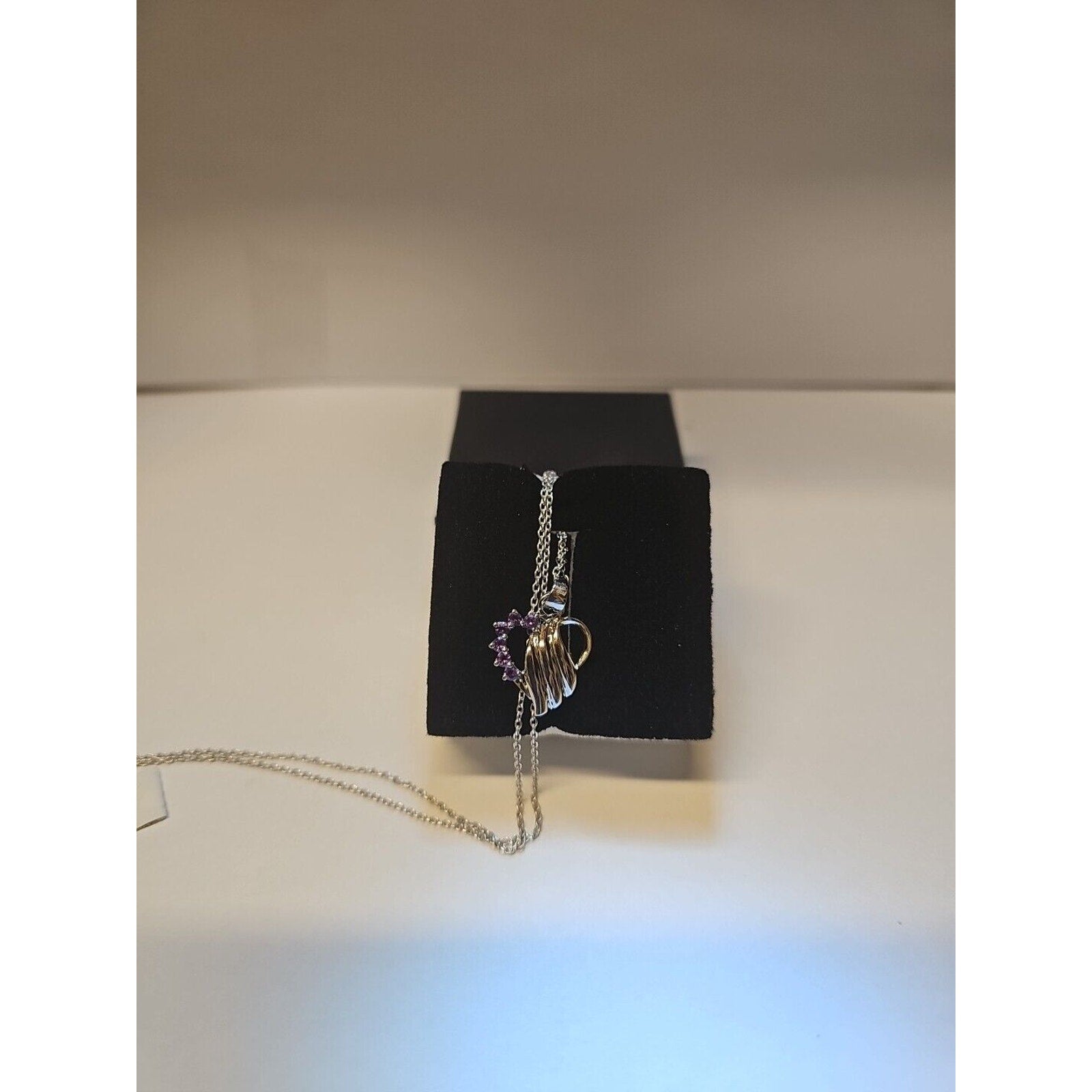 Amethyst Heart Pendant Necklace — 18-inch Sterling Silver Chain | CrystalCloud Company by CrystalCloud Company