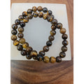 1 Handmade 8mm Mixed Natural Gemstone Tigers Eye Stretchy Bracelet Reiki Chakra by CrystalCloud Company