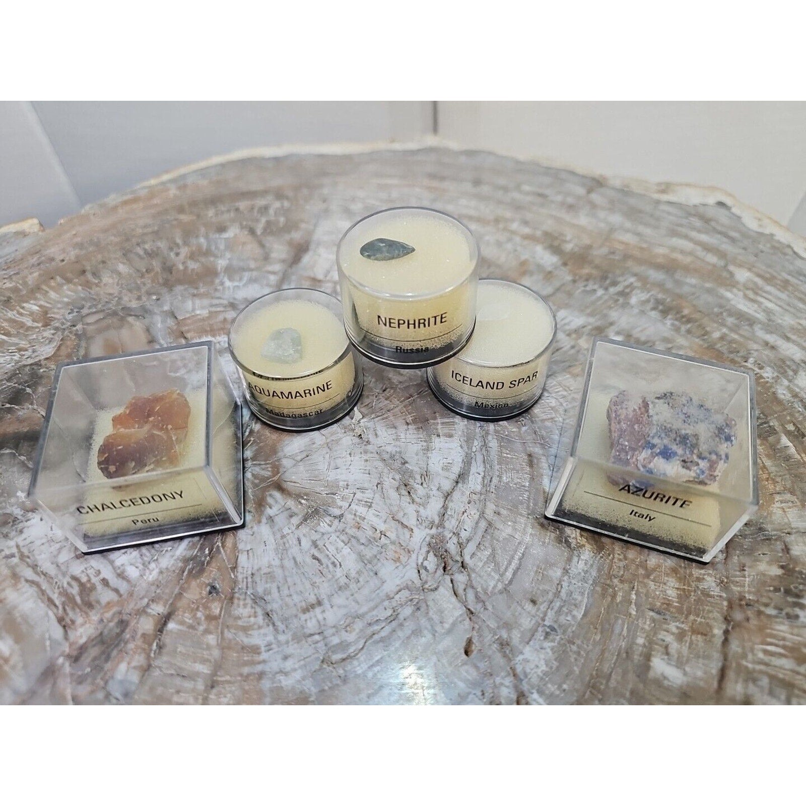 5pcs Micro Mineral Collectibles by CrystalCloud Company