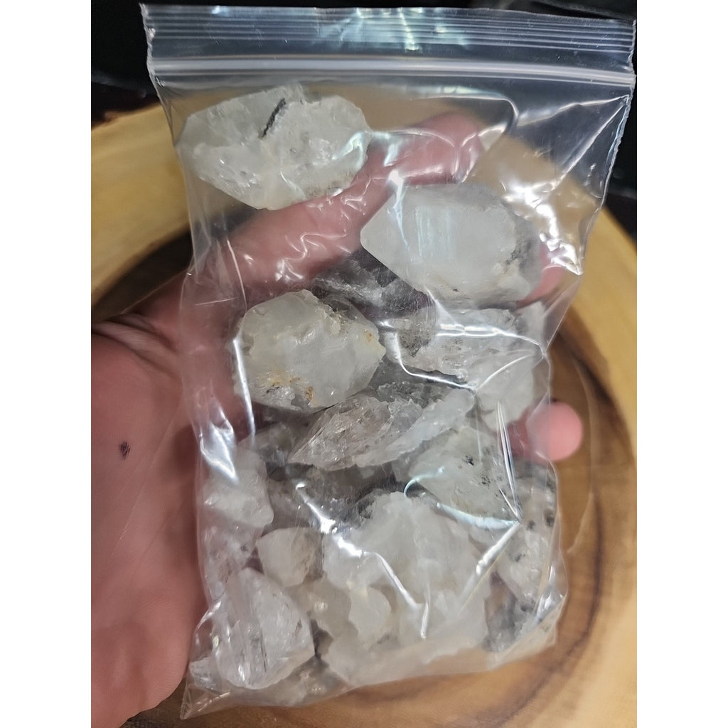 Natural Quartz Crystal pieces from Fonda, NY (aka Herkimer Diamond) 303grams by CrystalCloud Company