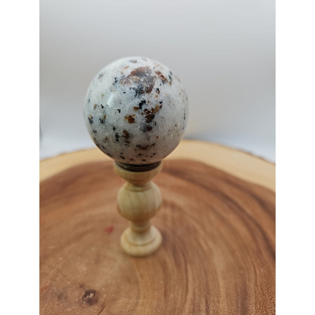 Ocean Jasper Sphere W/Stand 204g by CrystalCloud Company