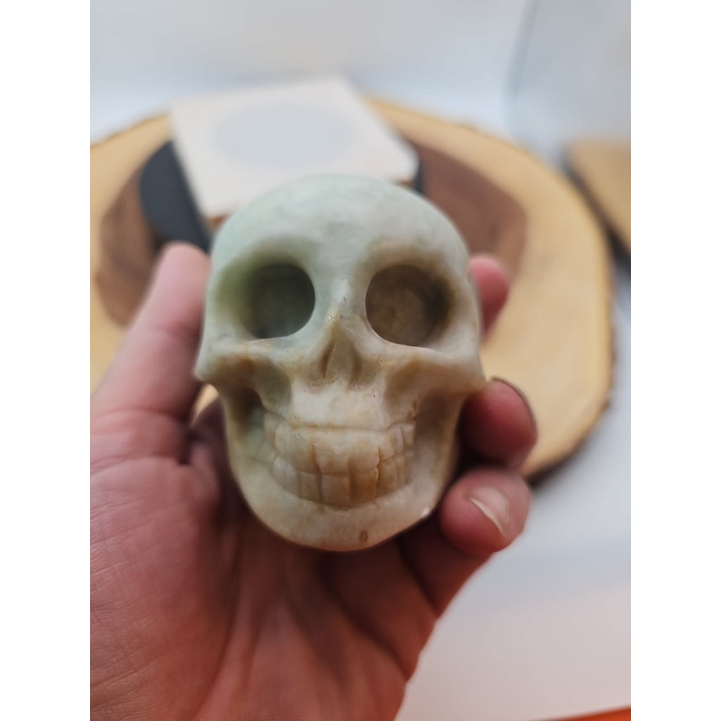 1lb Natural Jasper Calcite Skulls Crystal Carving Mixed Stones Healing by CrystalCloud Company