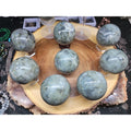 .95LB Avg 1Pc Natural Rainbow Labradorite Crystal Sphere Ball Polished by CrystalCloud Company