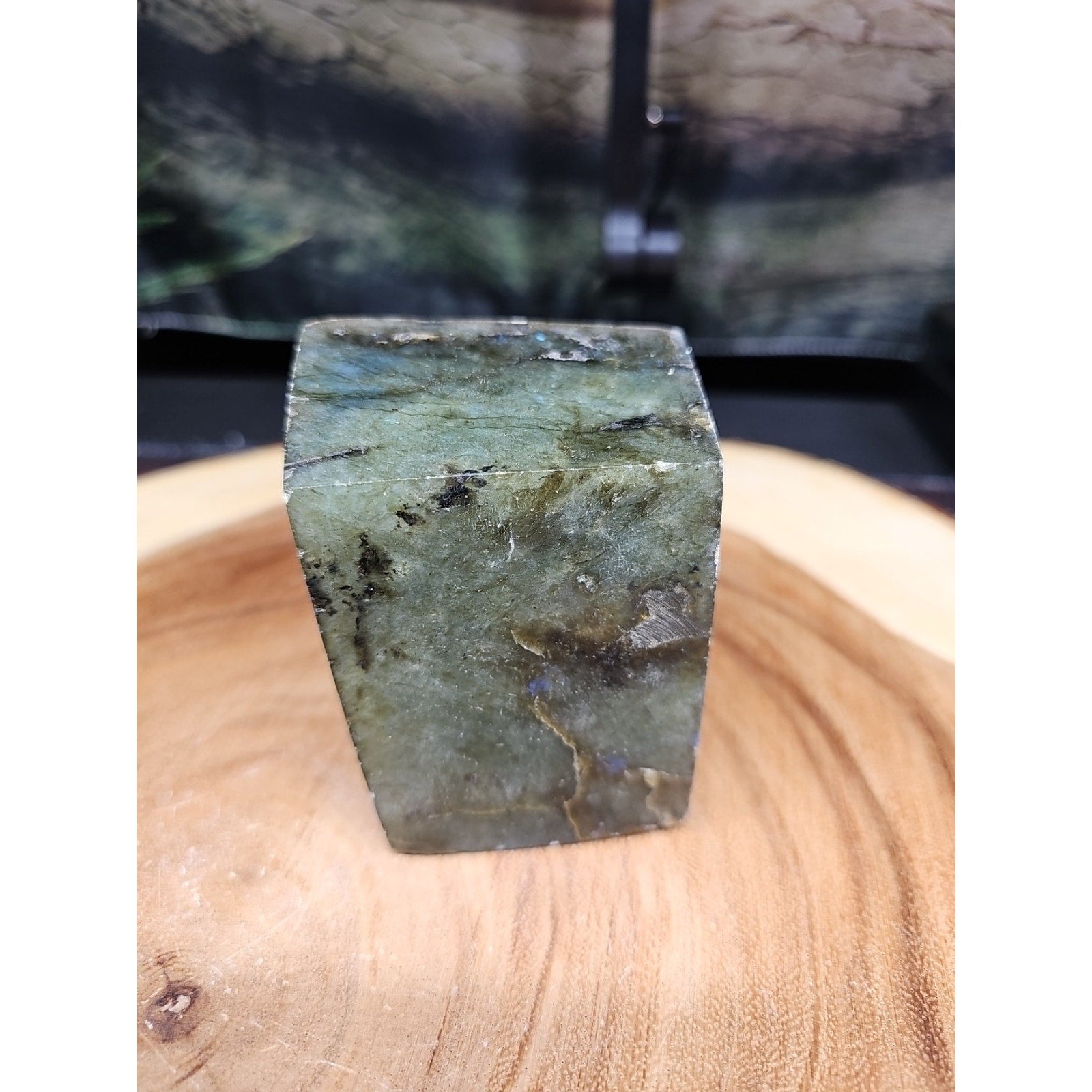 1.11LB 1Pcs Natural Rainbow Labradorite Crystal Spectrolite Stone by CrystalCloud Company