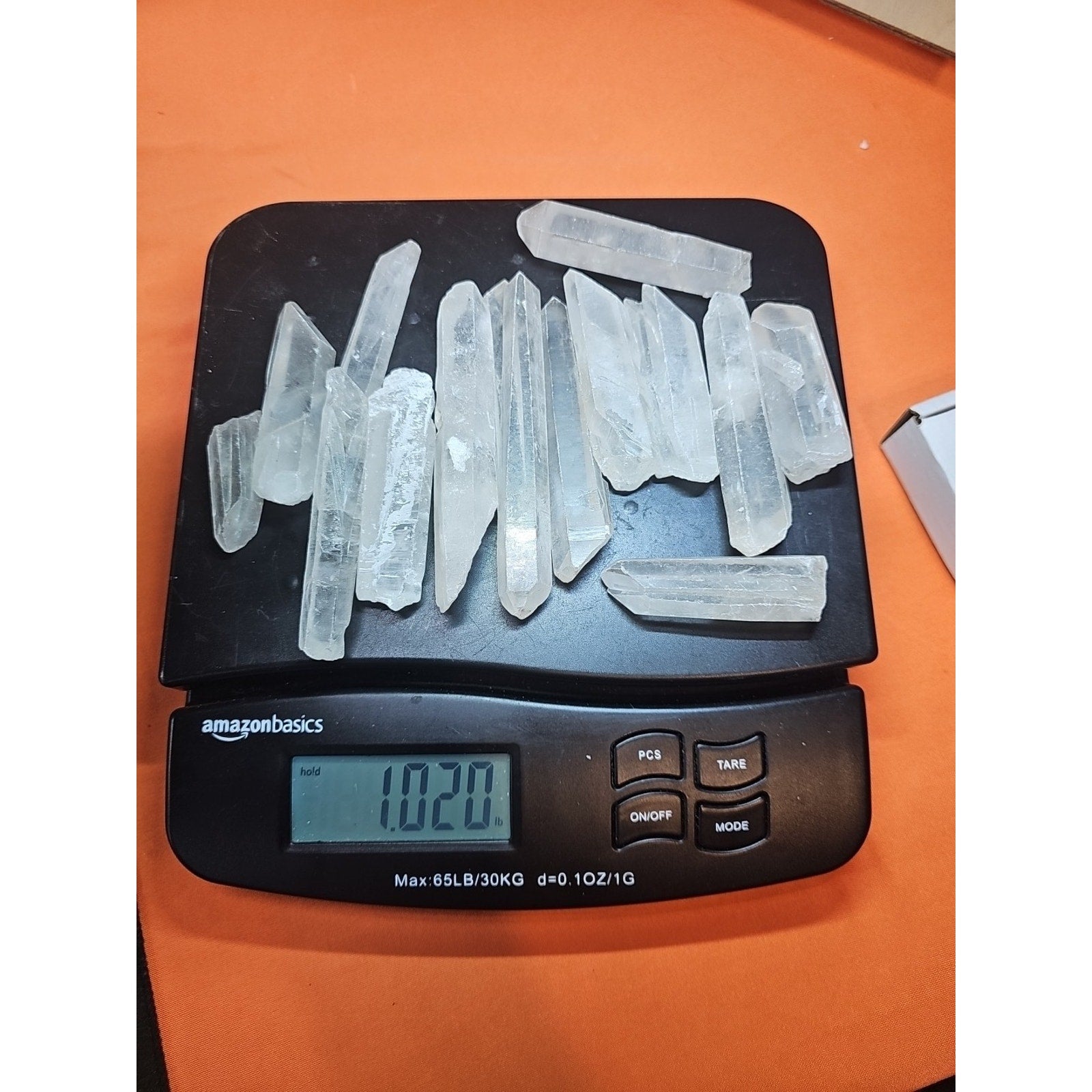 1lb Natural Clear Quartz Crystal Points Original Stones Brazil by CrystalCloud Company