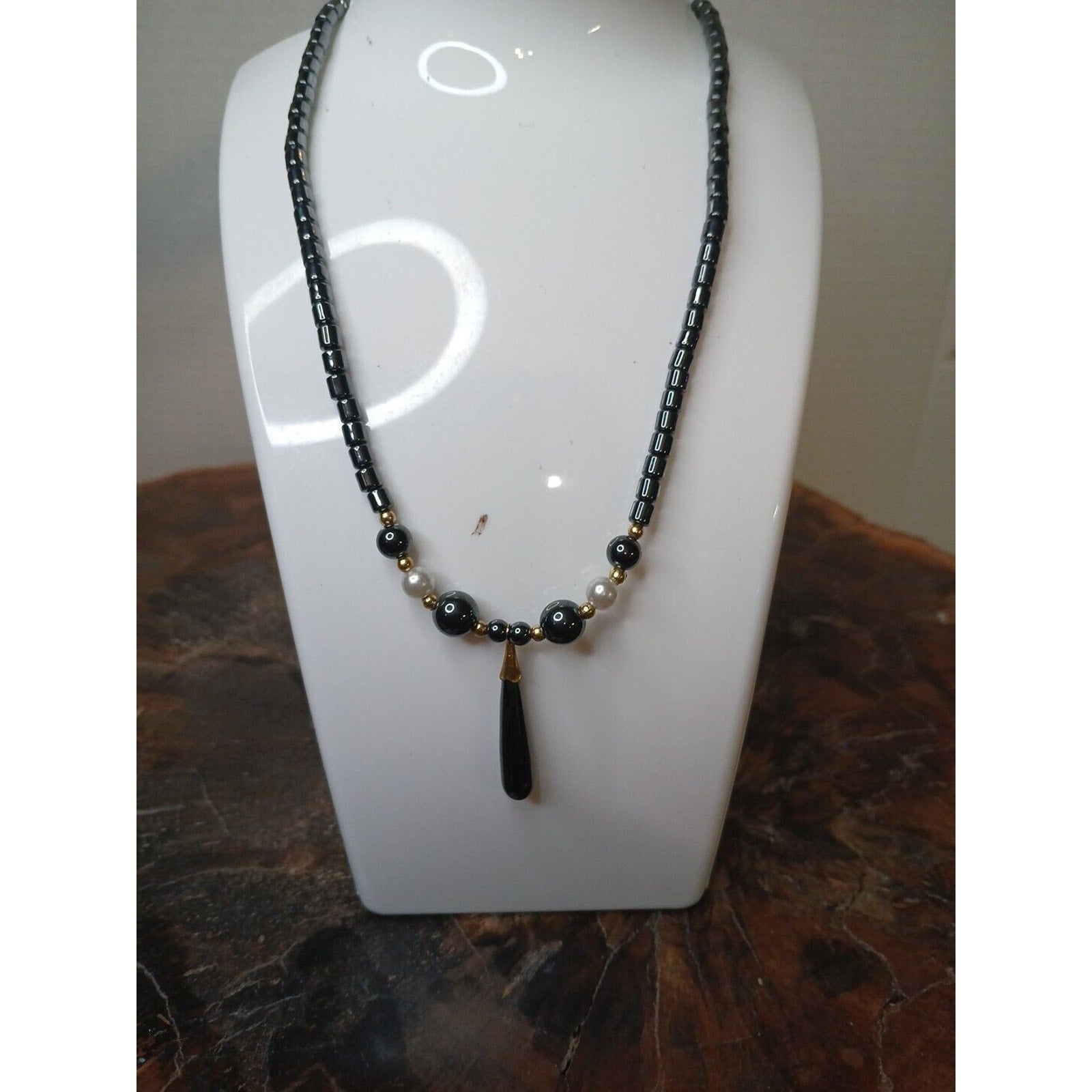 Natural Jasper Stone Necklace by CrystalCloudCompany