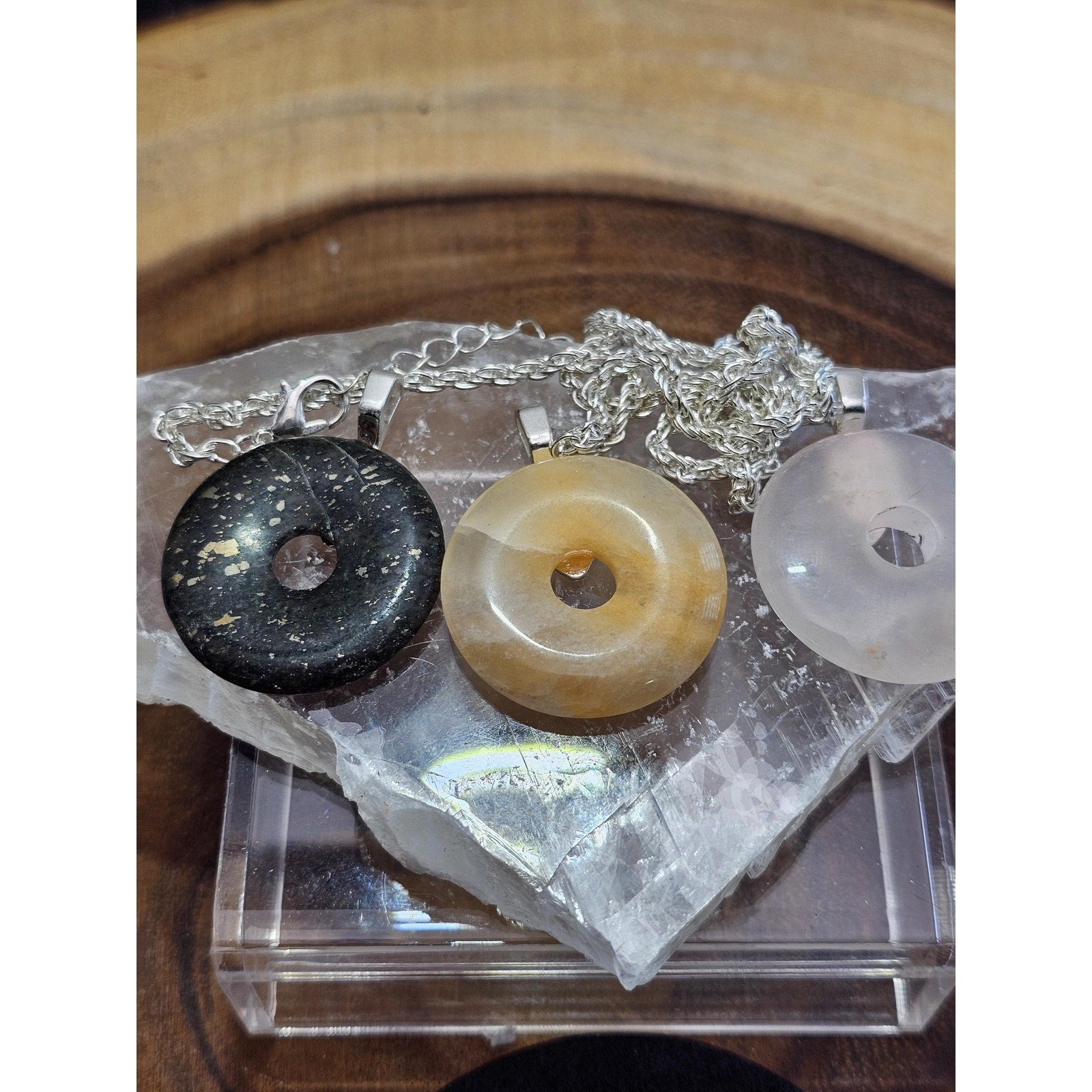3 Ocean Jasper Pendants 1 set by CrystalCloud Company