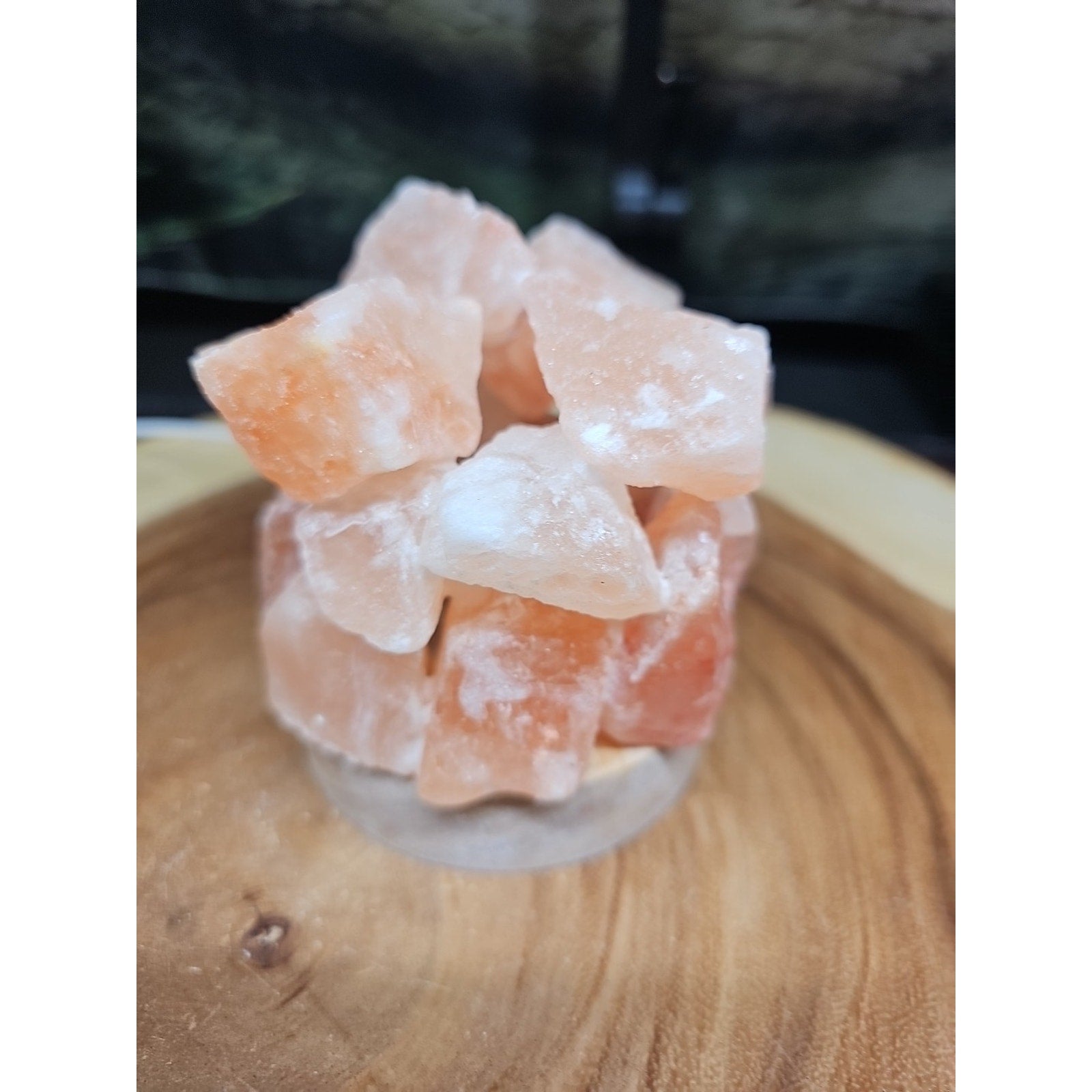 Himalayan sea salt lamp Handmade by CrystalCloud Company