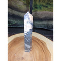 Zebra Stone Tower 390g 7.3/4 In Tall by CrystalCloud Company