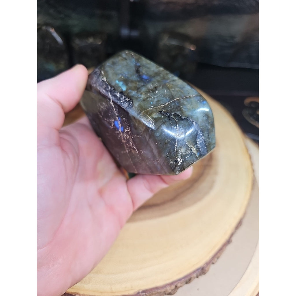 1.29lb Natural Rainbow Labradorite Crystal Gem Spectrolite Stone by CrystalCloud Company