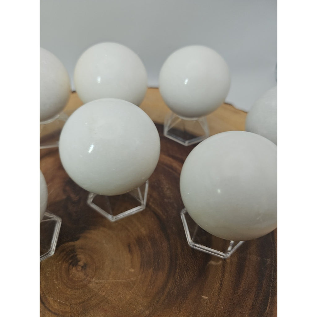 Quartz Crystal Sphere 50mm 1 Each by CrystalCloud Company