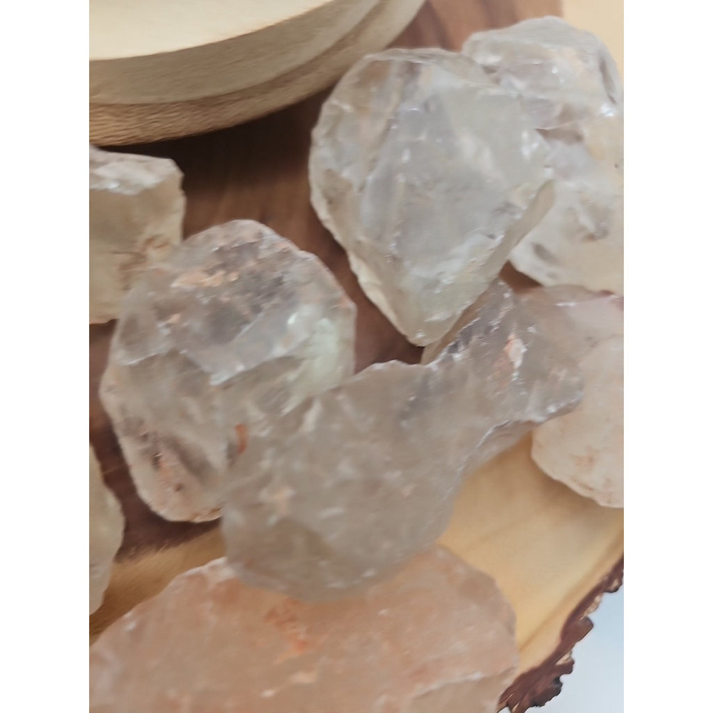 1lb Natural Raw Clear White Quartz Crystal Original Healing 5pcs Avg by CrystalCloud Company