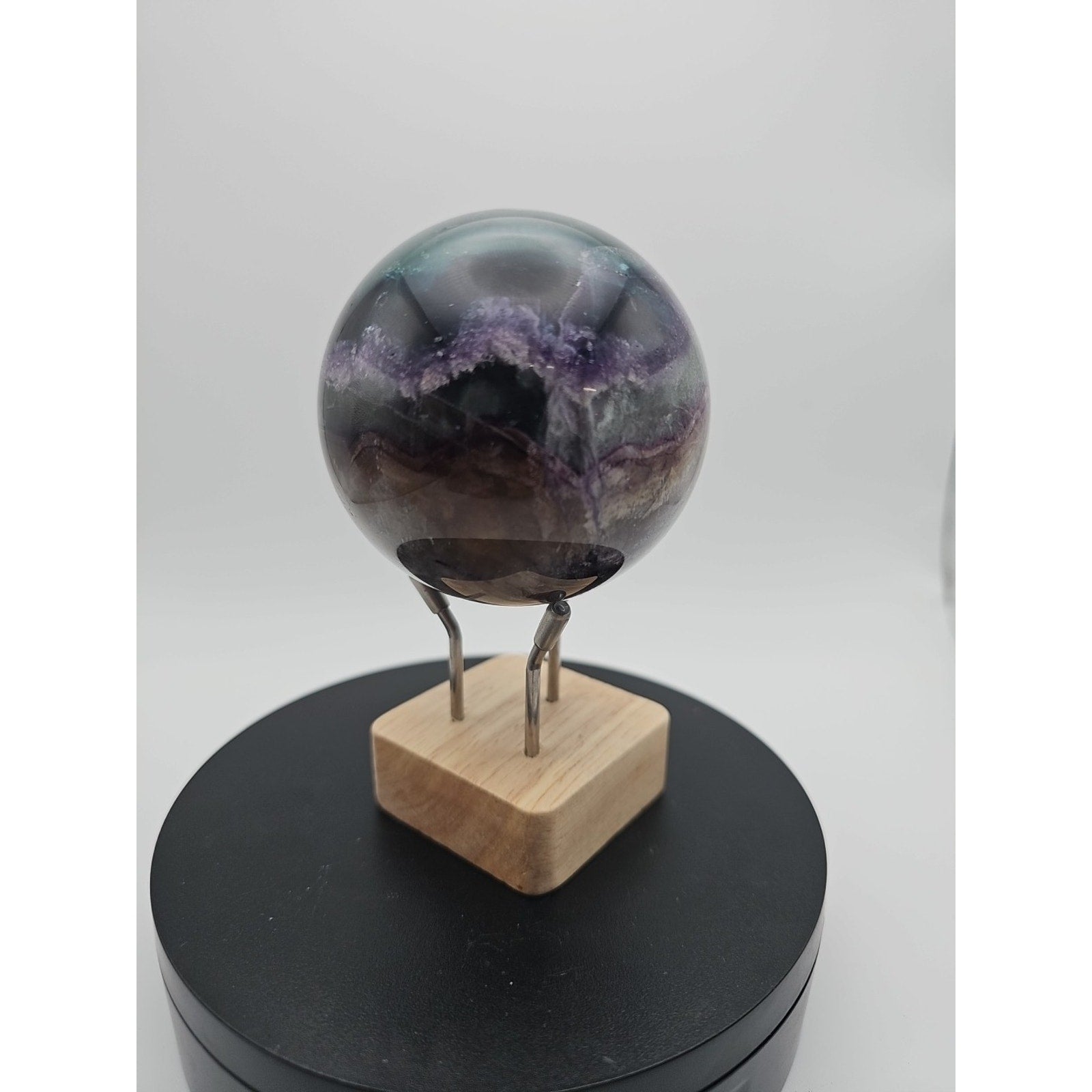 1.5LB Natural Colorful Fluorite Ball Quartz Crystal Energy Sphere crystal by CrystalCloud Company