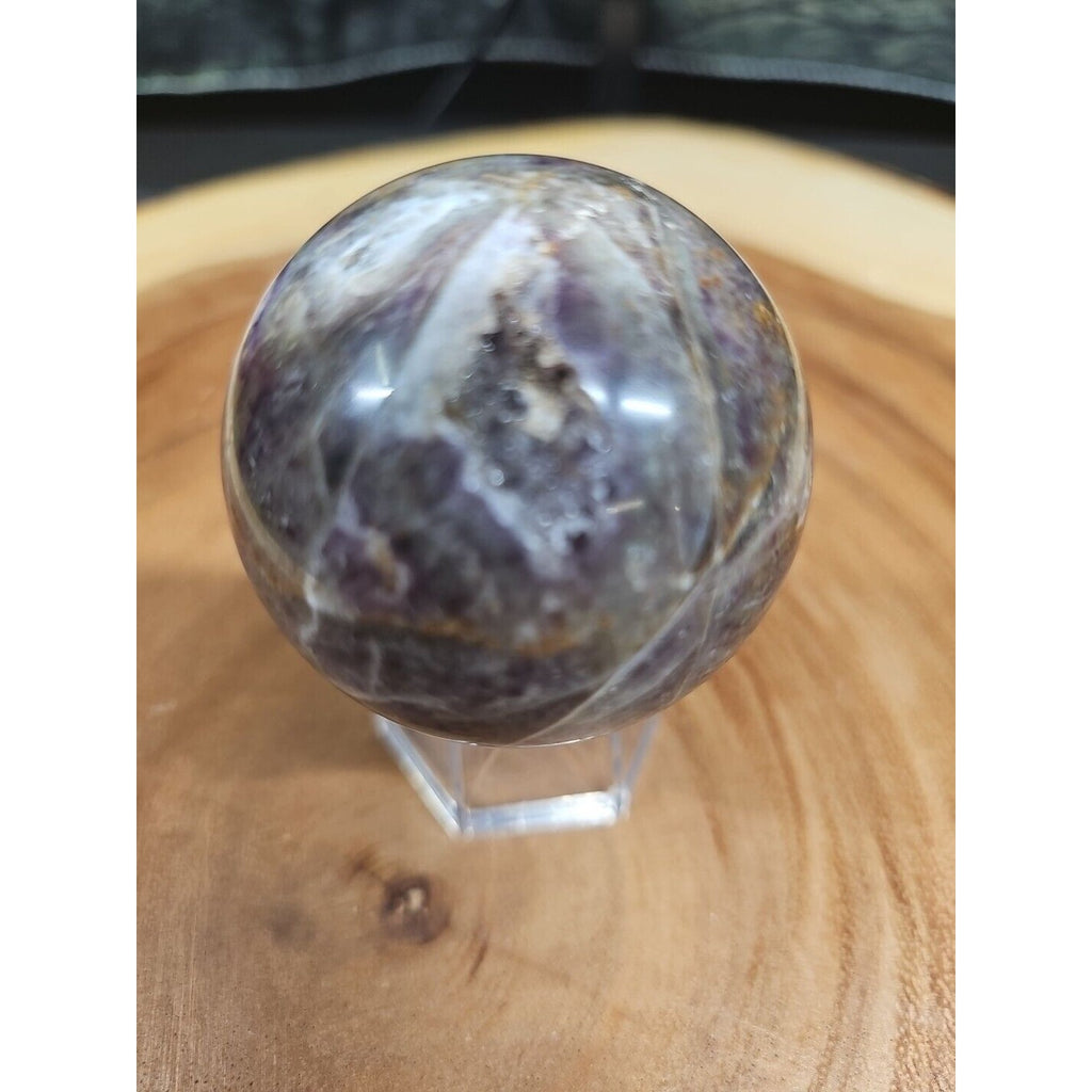 Chevron Amethyst. .66lbs 56mm. W/Stand by CrystalCloud Company