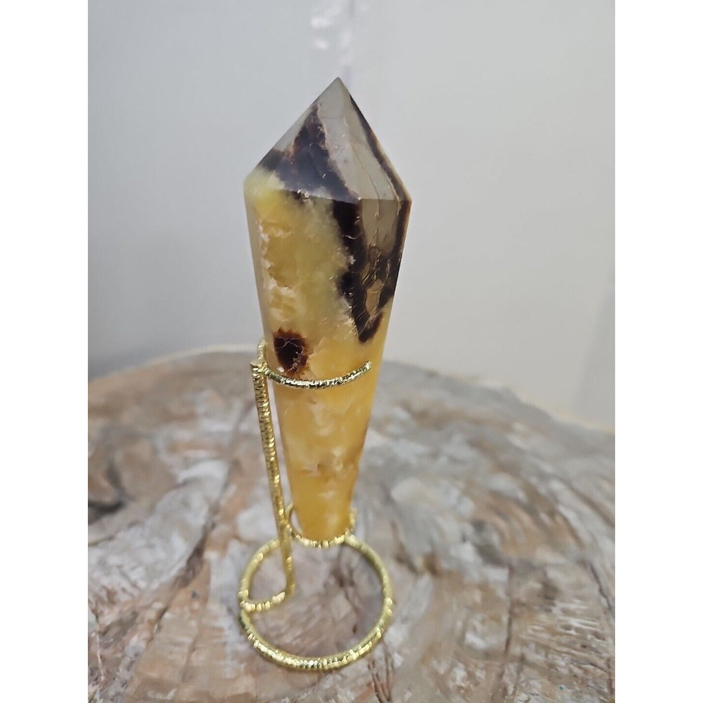 Dragon Septarian Geode Scepter Crystal Tower — 251g, Madagascar | CrystalCloud Company by CrystalCloud Company