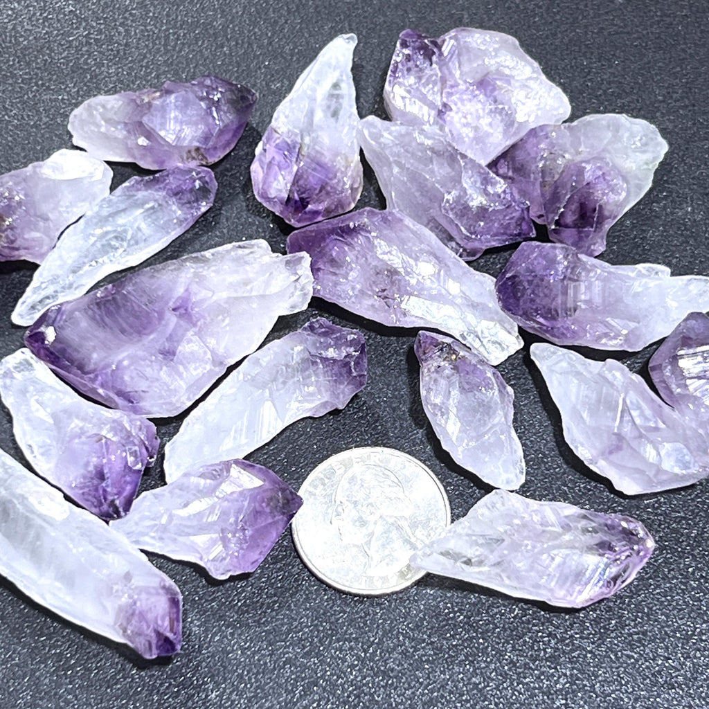 Amethyst Crystal Points Rough Raw (By The Piece or Pound) Wholesale by Amazing Crystals